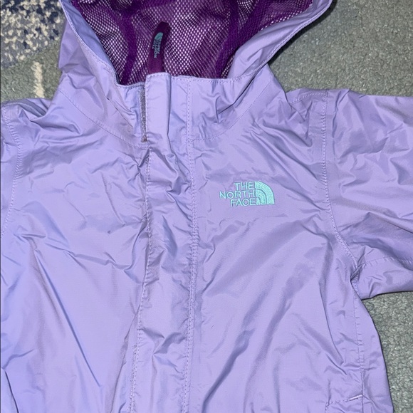 The North Face Lavender Rain Shell Jacket - 3T - Picture 2 of 8